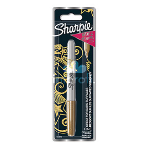 Sharpie, popisova Metallic, zlat, 1ks, 1.4mm, permanentn
