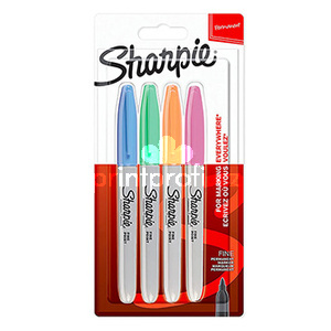 Sharpie, popisova Fine, mix barev, 4ks, 0.9mm, permanentn, blistr