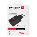 SWISSTEN Sov adaptr 25W, 1 port, USB-C, PPS
