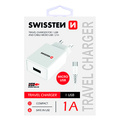 SWISSTEN Sov adaptr 5W, 1 port, USB-A, kabel microUSB