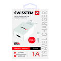 SWISSTEN Sov adaptr 5W, 1 port, USB-A, kabel USB-C