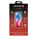 Ochrann temperovan sklo Swissten, pro Apple iPhone X/XS, ern, case friendly and color frame