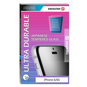 Ochranné temperované sklo Swissten, pro Apple iPhone 7 PLUS/8 PLUS, černá, ultra durable 3D full glue