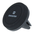 Magnetick drk mobilu(GPS) Swissten do auta, S-Grip AV-M4, ern, kov, do ventilace, 3.5" a 6", mobil