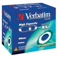 Verbatim CD-R, 43428, High Capacity, 10-pack, 800MB, 40x, 90min., 12cm, bez monosti potisku, jewel box, pro archivaci dat