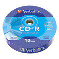 Verbatim CD-R, 43725, Extra Protection, 10-pack, 700MB, 52x, 80min., 12cm, bez monosti potisku, wrap, pro archivaci dat
