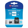 Verbatim pamov karta Micro Secure Digital Card Premium, 16GB, micro SDHC, 44082, UHS-I U1 (Class 10), s adaptrem