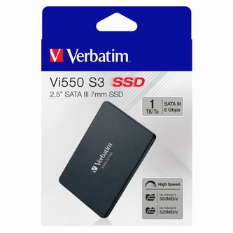 Interní disk SSD Verbatim interní SATA III, 1000GB, 1TB, Vi550, 49353, 560 MB/s-R, 535 MB/s-W