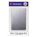 Verbatim extern pevn disk, Store,n,Go ALU Slim, 2.5", USB 3.0, 1TB, 53662, vesmrn ed