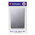 Verbatim extern pevn disk, Store,n,Go ALU Slim, 2.5", USB 3.0, 2TB, 53665, vesmrn ed