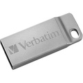 Verbatim USB flash disk, USB 2.0, 16GB, Metal Executive, Store N Go, stbrn, 98748, USB A, s poutkem