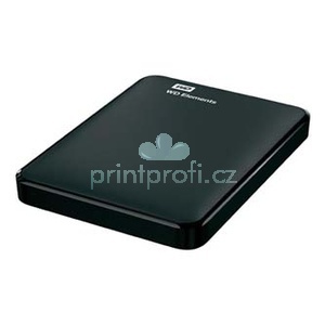 Western Digital extern pevn disk, Elements Portable, 2.5", USB 3.0 (3.2 Gen 1), 1TB, WDBUZG0010BBK, ern