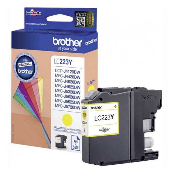originál Brother LC-223Y yellow žlutá originální inkoustová cartridge pro tiskárnu Brother