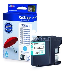 originl Brother LC-225XLC modr azurov originln cartridge pro tiskrnu Brother MFCJ5600