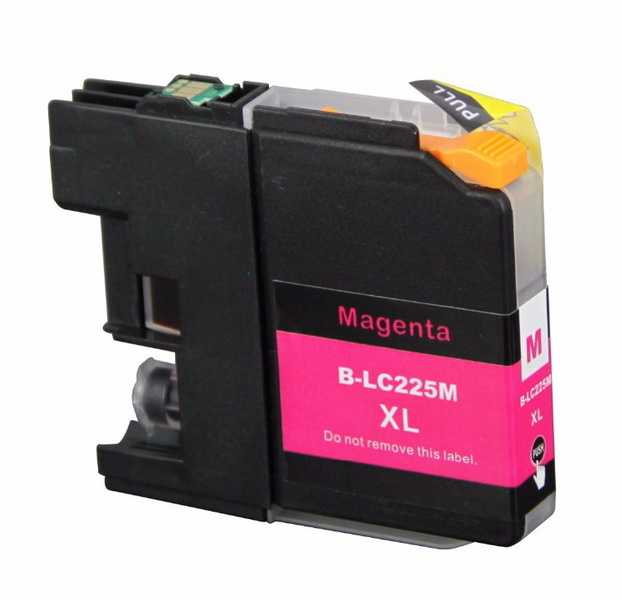 Brother LC225M magenta cartridge purpurová kompatibilní inkoustová náplň pro tiskárnu Brother