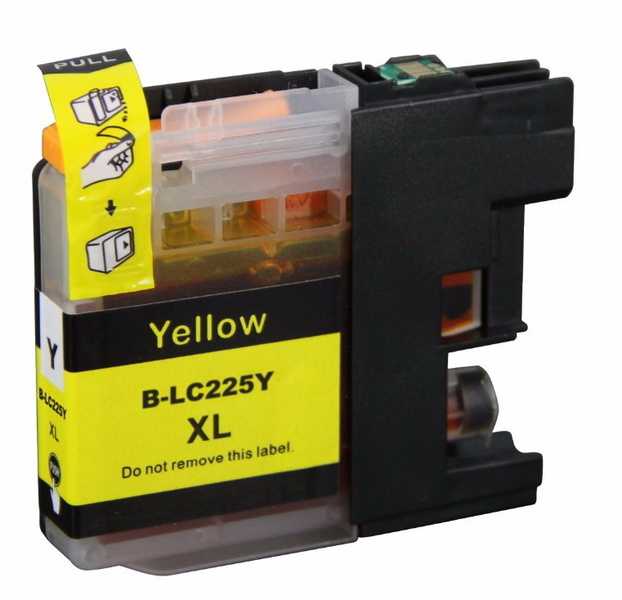 Brother LC225Y yellow cartridge žlutá kompatibilní inkoustová náplň pro tiskárnu Brother