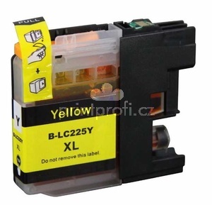 Brother LC225Y yellow cartridge lut kompatibiln inkoustov npl pro tiskrnu Brother DCPJ4120DW