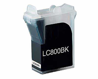 Brother LC800BK black černá kompatibilní inkoustová cartridge pro tiskárnu Brother