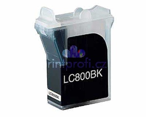 Brother LC800BK black ern kompatibiln inkoustov cartridge pro tiskrnu Brother INTELLIFAX1815C