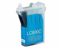 Brother LC800C cyan modrá azurová kompatibilní inkoustová cartridge pro tiskárnu Brother