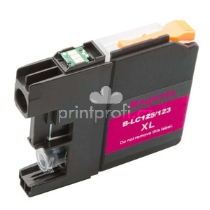 Brother LC125 XL magenta cartridge purpurov erven kompatibiln inkoustov npl pro tiskrnu Brother MFCJ4610DW