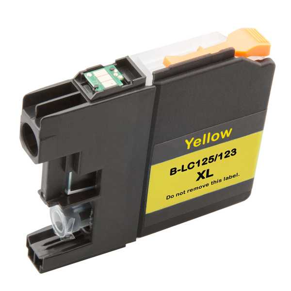 Brother LC125 XL yellow cartridge žlutá kompatibilní inkoustová náplň pro tiskárnu Brother