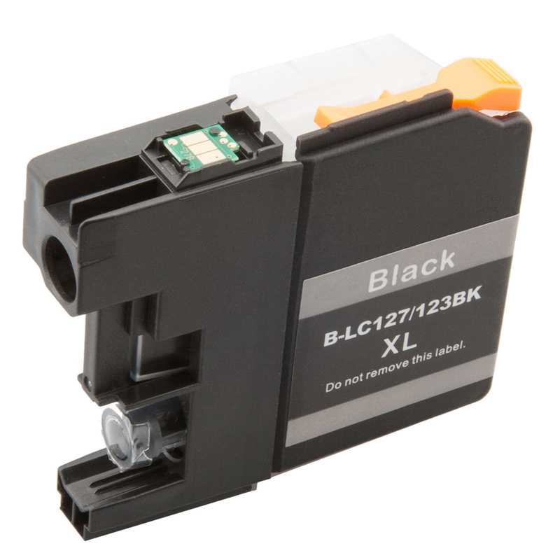 Brother LC127XL BK black cartridge černá kompatibilní inkoustová náplň pro tiskárnu Brother