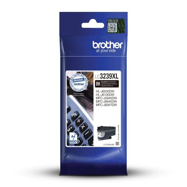 originál Brother LC-3239XLBK black cartridge černá originální inkoustová náplň pro tiskárnu Brother