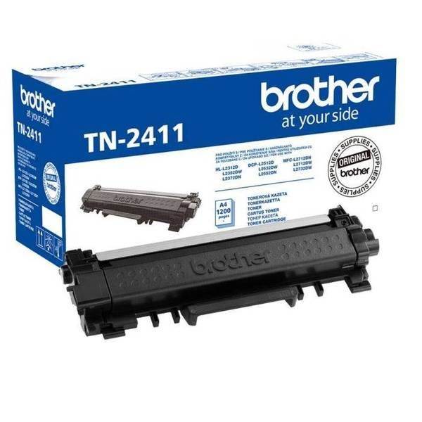 originál Brother TN-2411 (1200 stran) black černý originální toner pro tiskárnu Brother