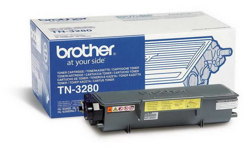 originál Brother TN-3280 black černý originální toner pro tiskárnu Brother