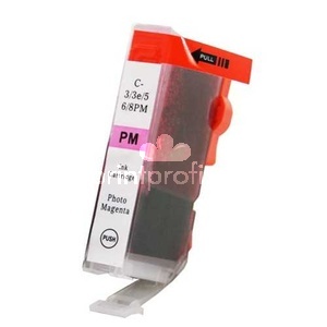 Canon BCI-6pm photo magenta purpurováfoto cartridge kompatibilní inkoustová náplň pro tiskárnu Canon