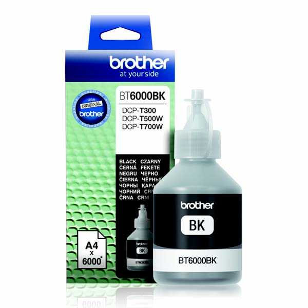 originál Brother BT-6000BK černá cartridge originální inkoustová náplň pro tiskárnu Brother
