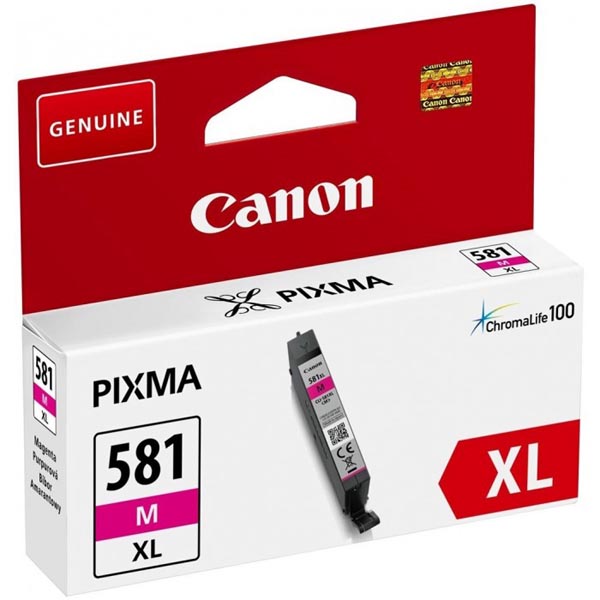 originál Canon CLI-581M XL, magenta, 8,3ml, 2050C001 purpurová inkoustová náplň pro tiskárnu