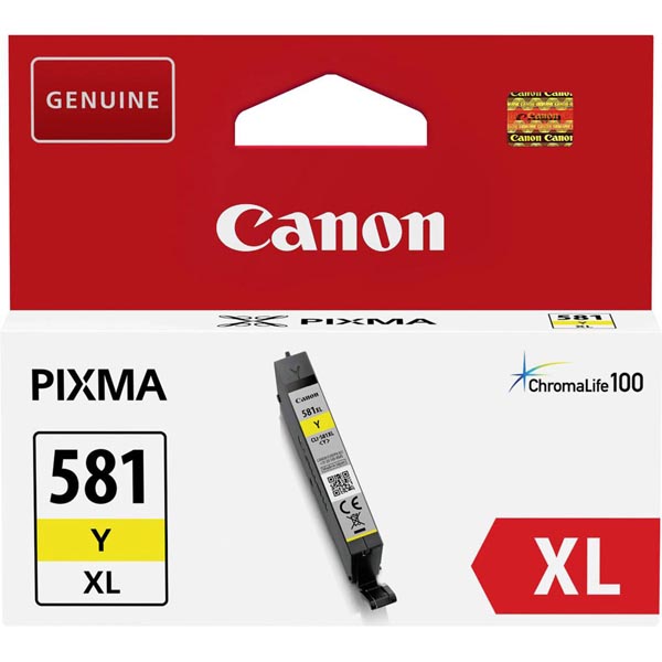 originál Canon CLI-581Y XL, yellow, 8,3ml, 2051C001 žlutá inkoustová náplň pro tiskárnu