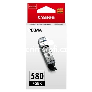 originl Canon PGI-580PGBK, black, 11.2ml, 2078C001 ern inkoustov npl do tiskrny Cartridge Canon