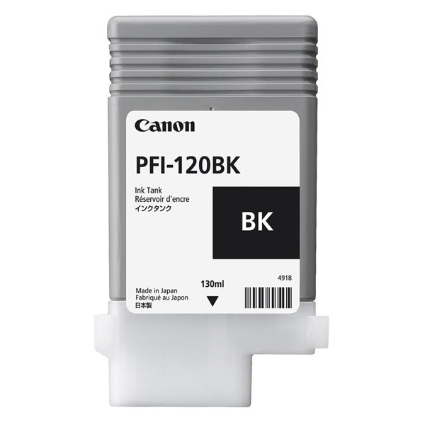 originál Canon PFI120BK, black, 130ml, 2885C001 černá inkoustová náplň pro tiskárnu