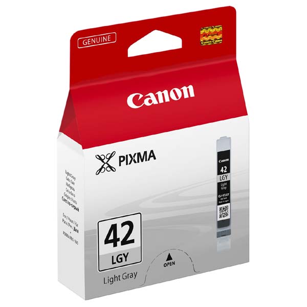 originál Canon CLI-42LGY, light grey, 6391B001 světlá šedá inkoustová náplň pro tiskárnu