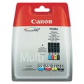 originl Canon CLI551,  CMYK, blistr, 6509B009 barevn inkoustov npln pro tiskrnu Cartridge Canon