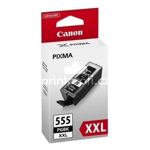 originl Canon PGI-555PGBK XXL, black, 1000str., 8049B001 ern inkoustov npl do tiskrny Cartridge Canon