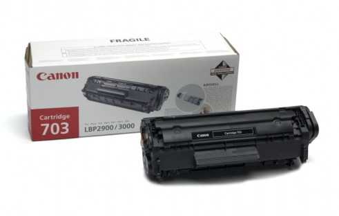 originál Canon CRG-703 black černý originální toner pro tiskárnu Canon