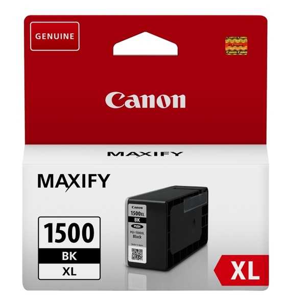 originál Canon PGI-1500XLBK black cartridge černá originální inkoustová náplň pro tiskárnu Canon