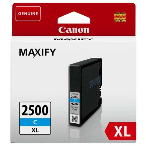 originál Canon PGI-2500XLC cyan cartridge azurová originální inkoustová náplň pro tiskárnu Canon