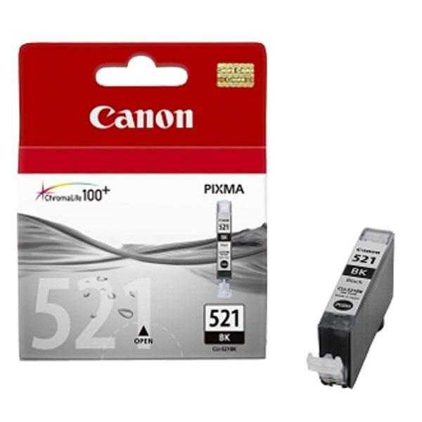 originál Canon CLI-521bk black cartridge černá foto originální inkoustová náplň pro tiskárnu Canon