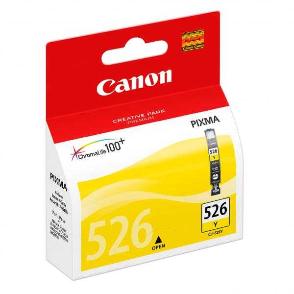 originál Canon CLI-526y yellow cartridge žlutá originální inkoustová náplň pro tiskárnu Canon