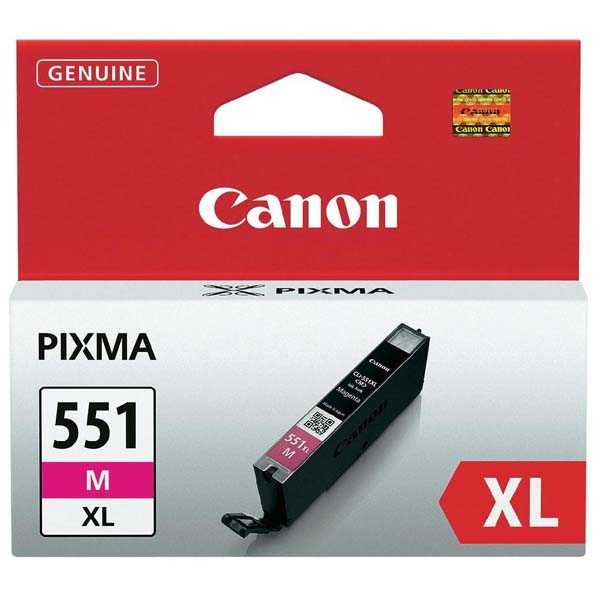 originál Canon CLI-551m XL magenta cartridge purpurová originální inkoustová náplň pro tiskárnu Canon