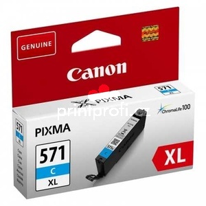 originl Canon CLI-571c xl cyan cartridge azurov modr originln inkoustov npl pro tiskrnu Canon PIXMA MG5700
