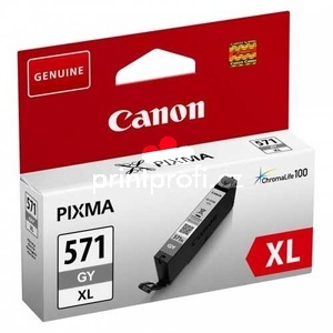 originl Canon CLI-571 XL gy grey cartridge ed originln inkoustov npl pro tiskrnu Canon PIXMA MG5752