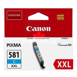 originl Canon CLI-581c XXL cyan cartridge azurov modr originln inkoustov npl pro tiskrnu Canon