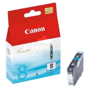 originl Canon CLI-8PC foto cyan cartridge azurov modr s ipem originln inkoustov npl pro tiskrnu Canon