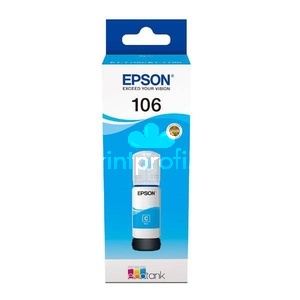 originl Epson 106, C13T00R240 cyan cartridge modr azurov originln inkoustov npl pro tiskrnu Epson EcoTank ET7750